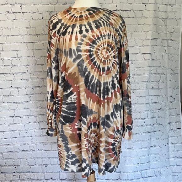 Boho Tie Dye Dress - Picture 1 of 3
